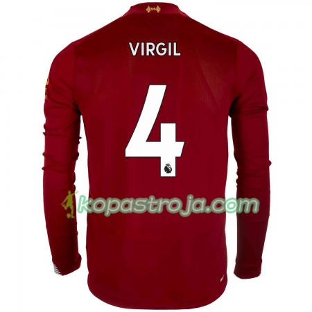 Billiga Fotbollströjor Liverpool Virgil van Dijk 4 Hemma tröja 2019/20 Långärmad